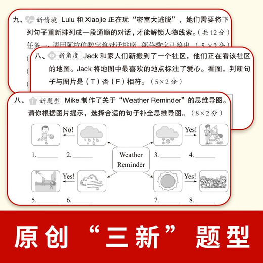Englisch-Testpapier für die vierte Klasse, Band 1, People's Education Press, Übungsbuch für die 4. Klasse für Grundschüler, spezielle Einheit für synchrones Training, monatliche Prüfungsarbeit, spezielles Papier, Schlüsselzusammenfassung, Zwischen- und Abschlussprüfungspapier, allgemeine Überprüfung