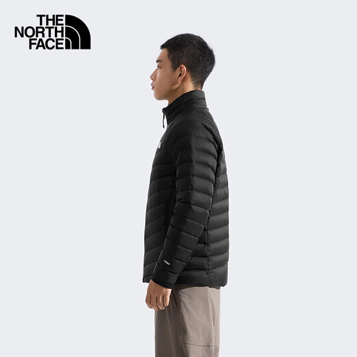 The North Face Down Jacket Men's Thunder Anti-splash 700 Puff Goose Down Lightweight and Warm Outdoor 25th Autumn and Winter New | 8DX2 JK3/Cosmic Black 2XL /185