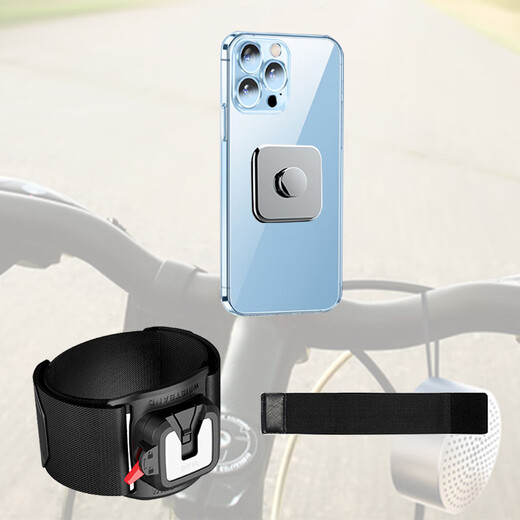 Mo Peng Daijia mobile phone holder wrist metal Daijia detachable wrist mobile phone holder strap fixed navigation equipment sports live broadcast anchor arm bag wrist short strap summer style (524 cm) and 1 piece of square metal sheet best-selling recommendation