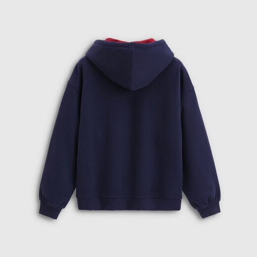 Gap Women's 2025 Autumn New Three-dimensional Foam Printed Logo Fleece Loose Hooded Sweatshirt Top 792495 Gap Women's 2025 Autumn New Three-dimensional Foam Printed Logo Fleece Loose Hooded Sweatshirt Top 792495