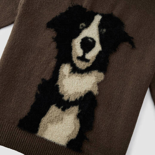 Semir sweater men's winter imitation mink puppy jacquard sweater 2025 lazy American couple wear 109725107201