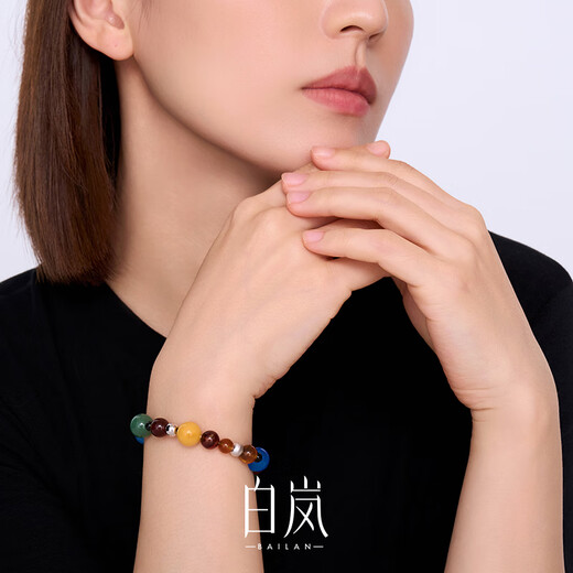 Bai Lan's new Duobao beeswax bracelet, agate new bracelet, women's light luxury jewelry, birthday gift for wife, Duobao beeswax bracelet - large size, will be released in August