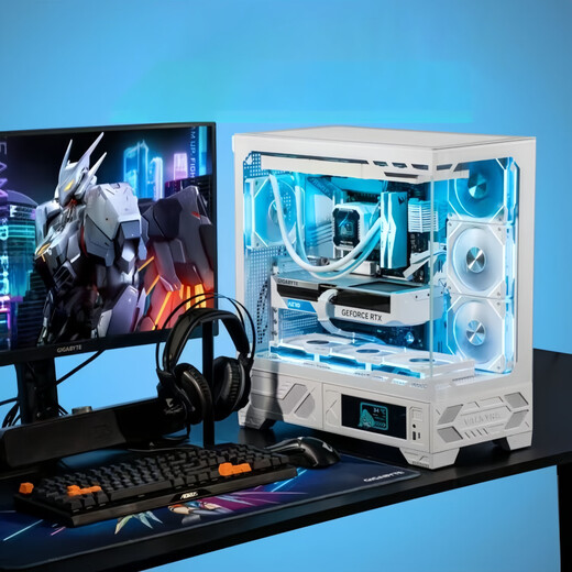 ASUS family bucket 9800x3d host RTX5070Ti 5080/5070 graphics card assembly computer host game host e-sports design desktop host DIY complete machine 9800X3D+9070XT丨Configuration five