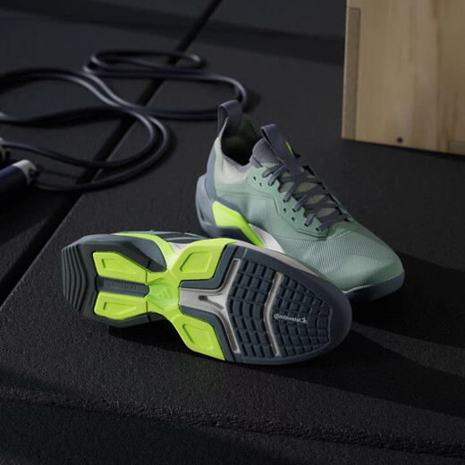 阿迪达斯 （adidas）男款RAPIDMOVE ADV 2 TRAINER M百搭减震透气轻便低帮运动篮球鞋 JH6167 绿色 44