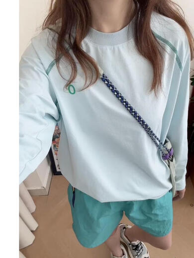 Menglianya rafting quick-drying clothing for men and women in spring and autumn new thin sunscreen long-sleeved T-shirt outdoor sports cycling clothing bottoming shirt CS-1519 Glacier Blue M M