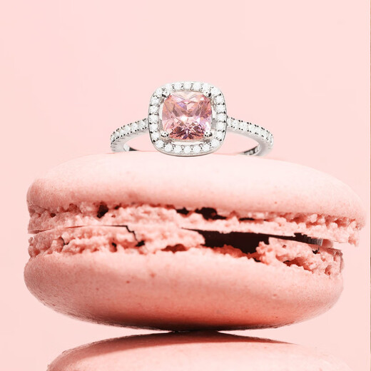 APM Monaco rose pavé ring for girls and women, gift for girlfriend, best friend, couple, goddess gift, rose pavé ring, size 50 (size 9)