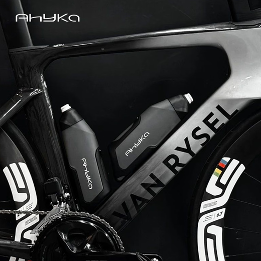 Tanshuai AHYKA pneumatic kettle, triathlon cycling kettle, broken wind kettle, quick hydration, non-toxic, road bicycle kettle, kettle + carbon injection kettle holder*2 sets