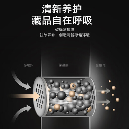 Haier spot special ticket small ice bar living room home office mini beverage cabinet single door embedded refrigerator beauty tea refrigerator e-sports B&B hotel first-level energy efficiency high 1.92m air-cooled frost-free丨left and right door change丨piano black 378L