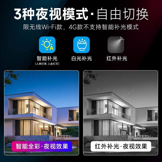 Hikvision (HIKVISION) Hikvision surveillance camera wireless wifi indoor and outdoor monitor complete equipment set HD waterproof customized solution no memory 4MP