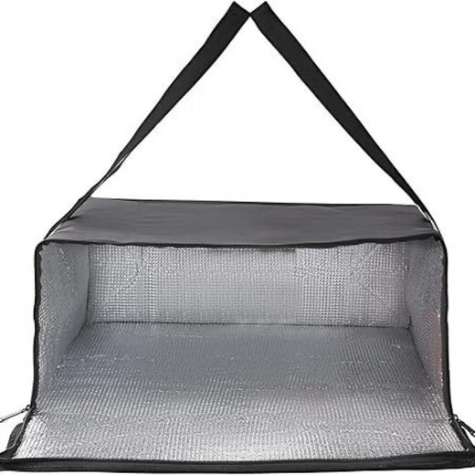 Insulated box take-out meal delivery bag pizza insulated bag outdoor picnic insulated pizza bag portable ice bag insulated box red 50*50*35.5cm