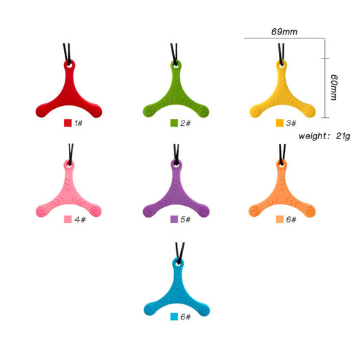 Teether Creative Dart Silicone Baby Soothing Oral Anti-falling Teething Stick for Children Orange 1 Pack