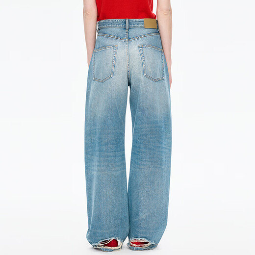 
JNBY [Same Model in Shopping Mall] 25 Autumn New Product Jeans Loose Casual Banana 5P9E12530 995/Denim Wash Blue S