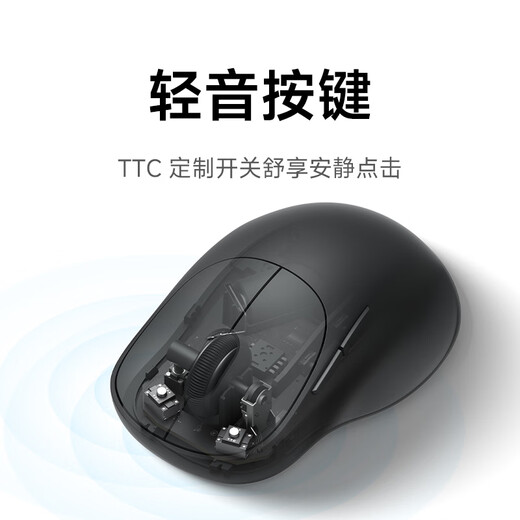 Xiaomi (MI) Wireless Mouse 3 Color Comfort Edition Black 2.4G Bluetooth Mouse Ergonomic Silent Office Xiaomi Mouse Suitable for Xiaomi Laptops and Desktops