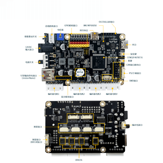 Lingle TS100L crawler type off-road shock-absorbing car ROS robot open source development platform unmanned vehicle chassis model customized model single chassis with electronic control + robotic arm version 11-wire Hall encoder