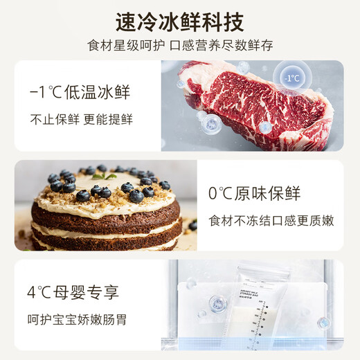 TOSHIBA Xiaobaili 435L cross-door refrigerator ultra-thin zero-embedded home automatic ice-making glass panel frequency conversion first-level energy efficiency GR-RF456WI-PG1B5