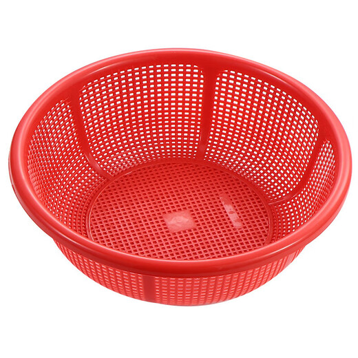 Kitchen large round drain basket fruit and vegetable contrasting color storage vegetable washing basket rice rinser drain storage basket extra large storage basket