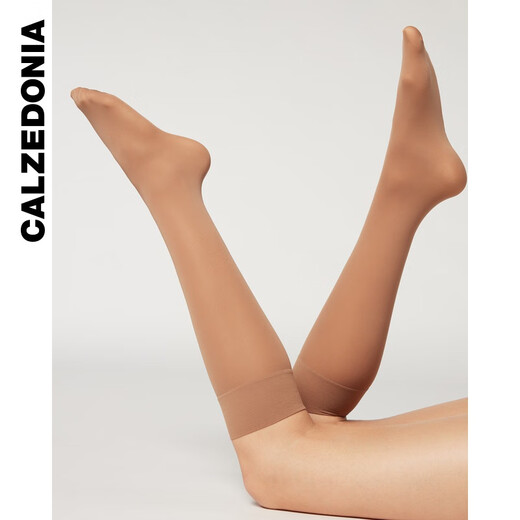 Calzedonia Kaze Italian Socks Women's Summer 30D Thin Trendy Ins Translucent Knee Socks JK Socks MIG001 Beige-009 One Size