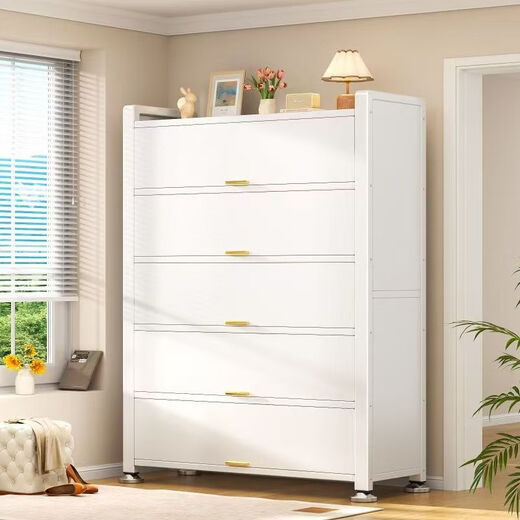 Wangdepai steel balcony cabinet sun protection storage cabinet living room sundries outdoor integrated wall storage living room kitchen storage cabinet two doors length 90 width 35 height 78cm (high strength)