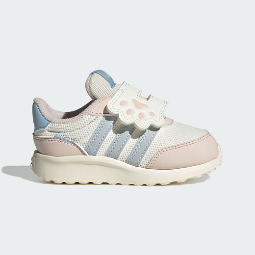 Adidas children's shoes 25 autumn and winter girls' baby sports shoes RUN 70s children's color-blocked Velcro casual shoes JQ4509