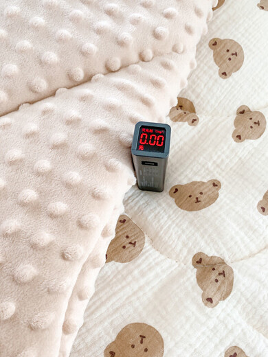 Other Doudou Blanket Newborn Baby Autumn and Winter Newborn Small Quilt Soothing Blanket Children's Blanket Huddling Kindergarten Four Seasons 120*100-Moon Bear Doudou Quilt Autumn and Winter Thick Style (Suitable for Around 8-18 Degrees)