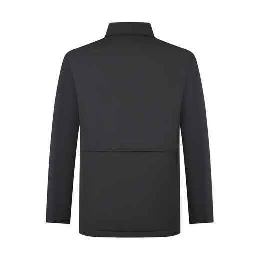 SEVEN seamless technology cotton coat autumn and winter mid-length fashion casual young and middle-aged winter warm jacket men's black M