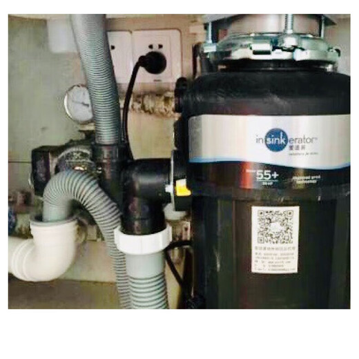 InSinkEasy installation, disassembly and repair American kitchen garbage disposer hot drink machine American version modified to Chinese version black