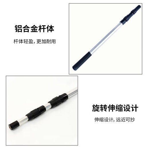 Gujian Mubaosen full set of folding fishing nets, thickened stainless steel, retractable fishing nets, fishing net pockets for fishing gear