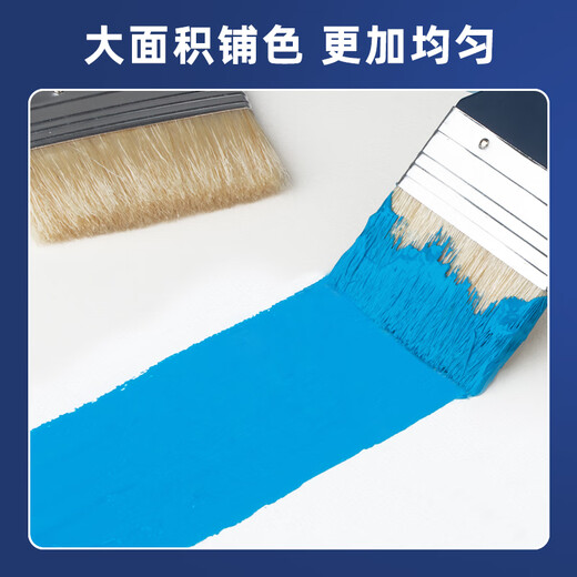 【全网低价】凤凰画材(Phoenix)猪鬃长柄笔刷油画丙烯水彩水粉画刷宽幅美术刷子排刷画笔底纹刷大画刷 【单把装】6#-724 速写素描