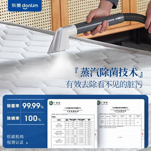 Donlim cloth multifunctional cleaning machine household high temperature steam carpet curtain mattress cleaning machine DL-6906 titanium gray + 4 brush heads