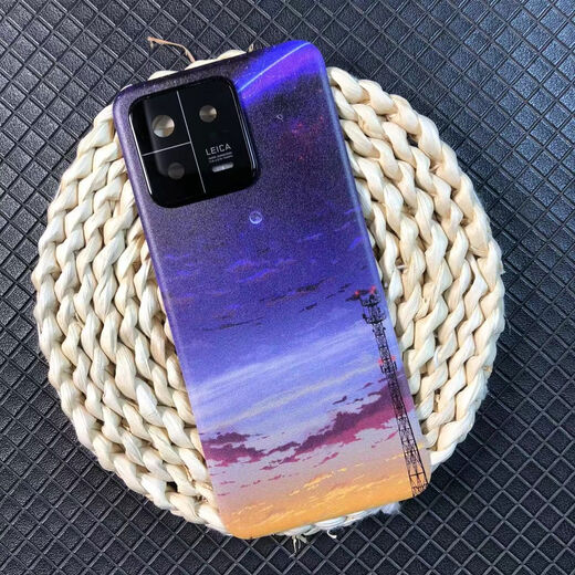 OPUYYM is suitable for Xiaomi 13 plastic back cover, mobile phone case, rear screen, Xiaomi 13 glass plain battery, striped Mi 13 plastic back cover adhesive tool