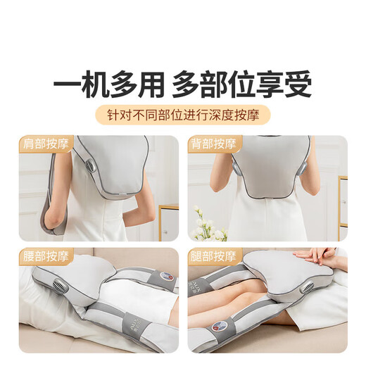 Universal phlegm ejaculation back slap device, electric back slapping device for coughing up phlegm, automatic vibrator for the elderly, vest, shoulder and back, blue 6-core refreshing beater + exhaust and heat dissipation + 4-dimensional fit for waist and back + elasticity