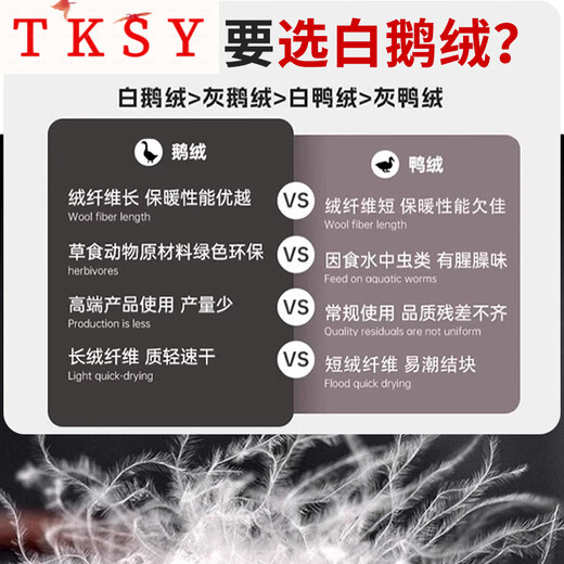 TKSY Goose Down Workwear Down Pants Women's Outerwear Cotton Pants Winter 2026 New Waterproof Northeast Minus 40 Coldproof Charge Pants Black Workwear/Style Full Body 95% White Goose Down XL 110-120Jin Jin is equal to 0.5 kg