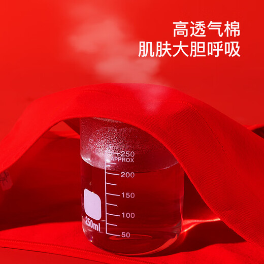 Urban Beauty Red Underwear Women's High Waist Large Size Pure Cotton 100A Antibacterial Extended Crotch 2026 Year of the Horse and Benmingnian Briefs for Women