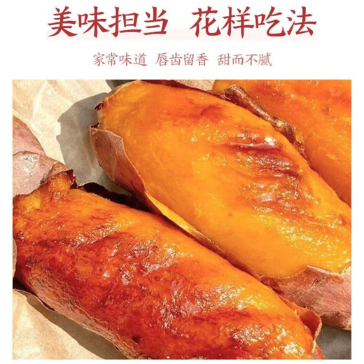 Authentic Tobacco Potato No. 25 Oil-flowing Honey Roasted Sweet Potato Sweet Potato Origin Straight-haired Sweet Potato Net Weight 3Jin Jin equals 0.5kg Single fruit 50-150g