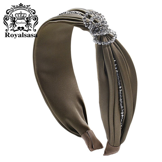 Royal sasa royal salsa headband luxury and exquisite bow hairpin wide-brimmed headband light luxury versatile outdoor hair accessories for women