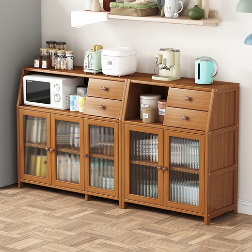 ZHUYIJIA буфет для дома, гостиной, шкаф для хранения, кухонный шкаф, чайный шкаф, настенный винный шкаф, многофункциональный шкаф для хранения, сервант - трехдверная модель с выдвижным ящиком