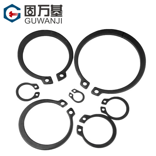 Guwan base shaft circlip spring retaining ring buckle C-type circlip shaft card external shaft circlip bearing 65MN manganese GB894 12 (200 pieces) 65 Meng