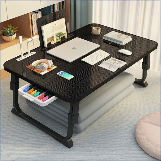 MPPMCK dormitory bed folding small table bed table laptop desk bed bed bed bed bed bed bed bed bed bed bed sitting on the dormitory study Pearl white + three gear lift 60x40-US model 14066