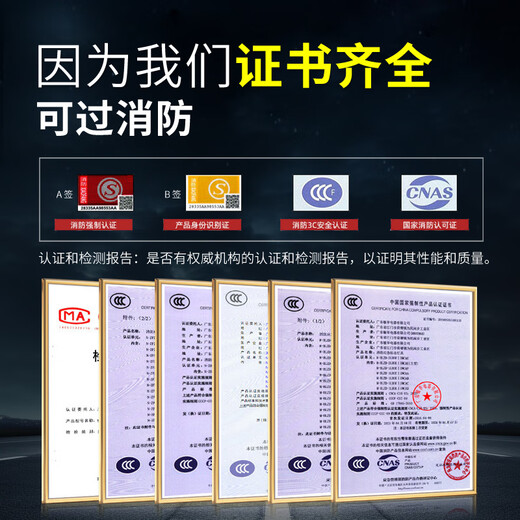 Fanke emergency exit indicator light fire emergency light left and right evacuation channel safety exit sign floor sign single-sided safety exit