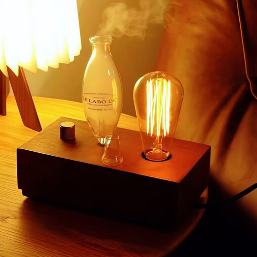 He Jiagong retro aromatherapy machine diffuser fragrance cold mist essential oil atomizer birthday gift texture without light + No. 26 sandalwood essential oil * 1 bottle