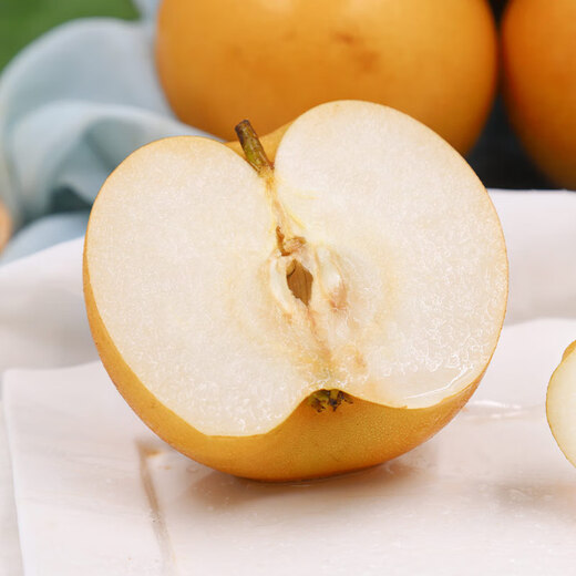 Jingxiansheng Shandong Laiyang Qiuyue Pear Net weight 8Jin Jin is equal to 0.5kg Single fruit 300g+ Self-operated fruit Straight from the source