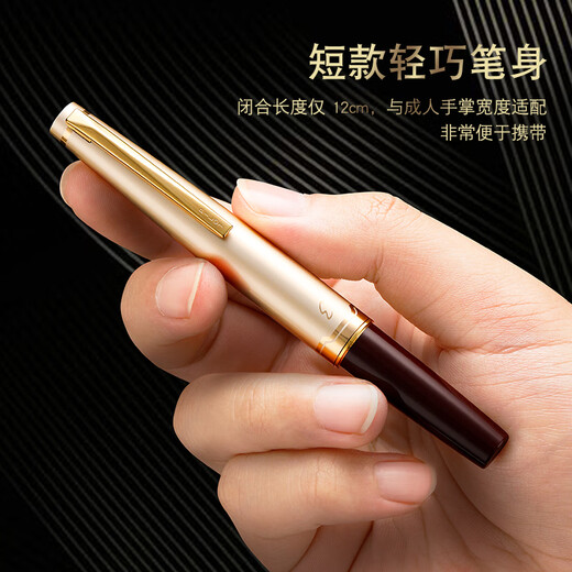 PILOT Hot Products Elite95s Elite Folding Pen Set 14k Gold Pen Tip Business Office Adult Pen F-Nib Champagne Cap (With Ink)