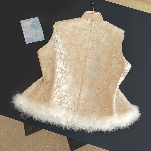 Sibaishe New Chinese Style Cotton Vest Women's 2025 Autumn New Retro Round Neck Stacked Vest