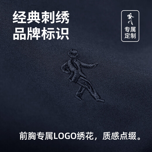 Dances with Wolves Removable Hooded Jacket Men's 2025 Autumn New Windproof Solid Color Outdoor Commuting Versatile Men's Jacket 1062 Dark Blue 102 - Velvet Style L (175)