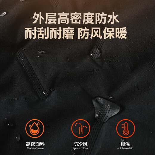 Warrior Windproof Cotton Jacket Men's Winter 2025 New Loose Warm Jacket Teenagers Velvet Thickened Versatile Baseball Jacket