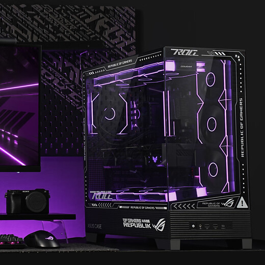 ASUS (ASUS) ASUS rog family bucket AMD Ryzen R7 9800X3D barebone game console 9700X ASUS complete machine without graphics card computer host diy assembly computer 7800X3D barebone + 32G丨Configuration three