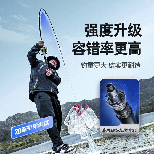 Handing Sea Rod Sea Pole Pole Pole Set 2.4m Handing Divine Soldier (single rod without wheels)