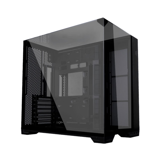 ASUS Lian Li Bauhaus O11 Vision Compact three-sided glass sea view room chassis 9800X3D 5070/5080 desktop computer host complete assembly computer configuration one R7 9700X/no graphics card host