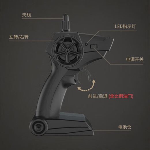 Children's military truck heavy-duty six-wheel drive off-road climbing vehicle RC remote control car adult boys' toys remote control toy car 46cm Dongfeng No. 9 military card