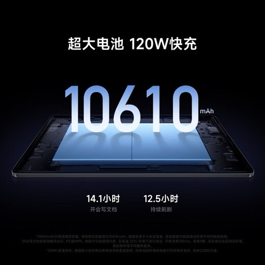 Xiaomi (MI) Mi Pad 7S Pro soft light version 12.5 inches 3.2K ultra-clear screen Xuanjie O1 ThePaper OS2 12+256G black tablet